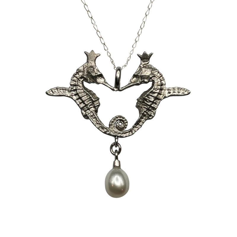 HIPPO COUTURE "Hippo Gray Pearl Pendant"