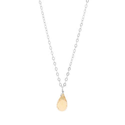 Drop Necklace Beer Quartz