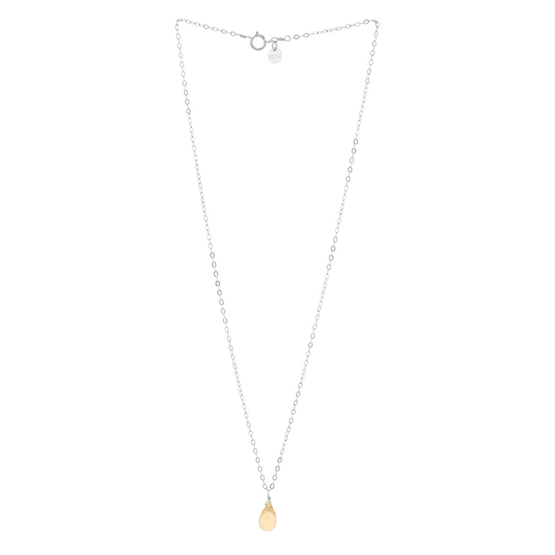 Drop Necklace Beer Quartz