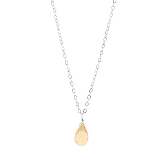 Drop Necklace Beer Quartz