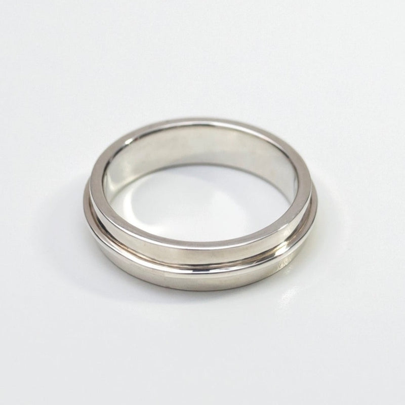LINEAR Ring in Silver wide