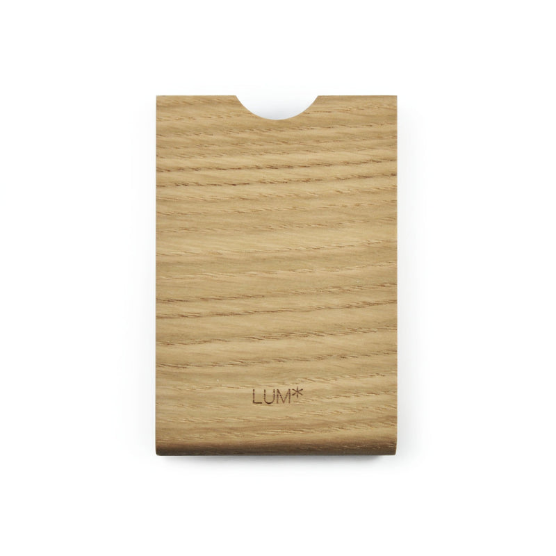 Wooden Business Card Case "U" Oak