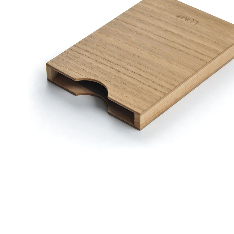 Wooden Business Card Case "U" Oak
