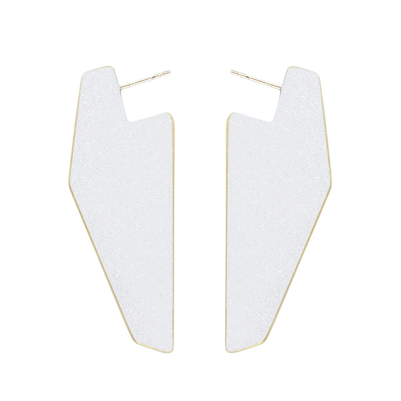 Earrings Wings "Arctic White"