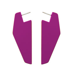 Earrings Wings "Traffic Purple"