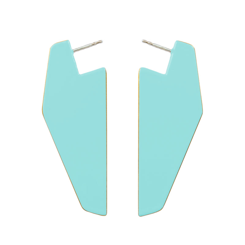 Earrings Wings "Pastel Turqoise"