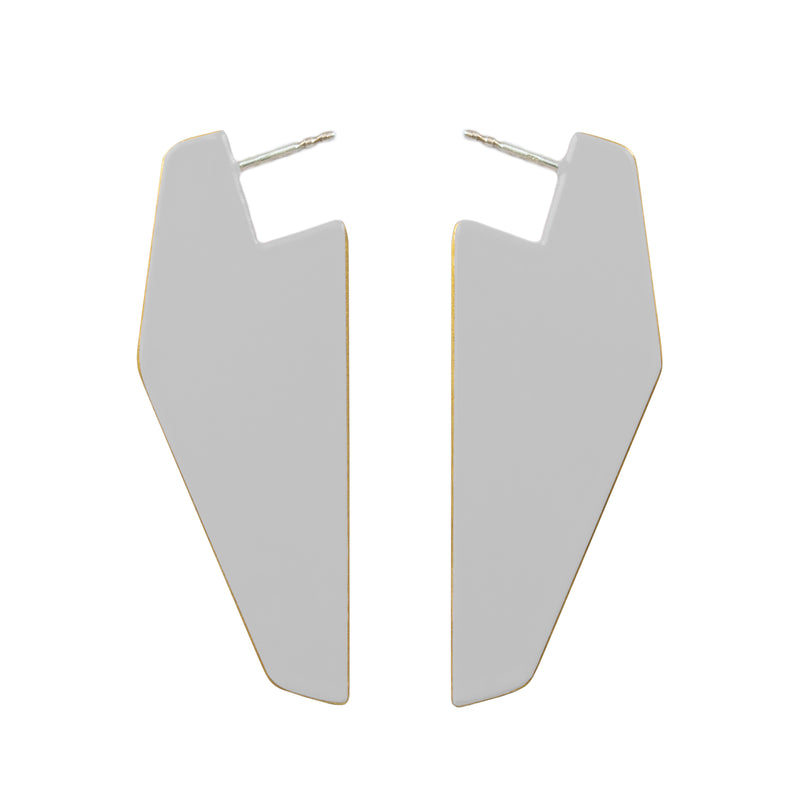 Earrings Wings "Light Grey"