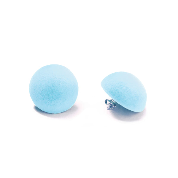 Plüsch Earrings "Baby Blue" M