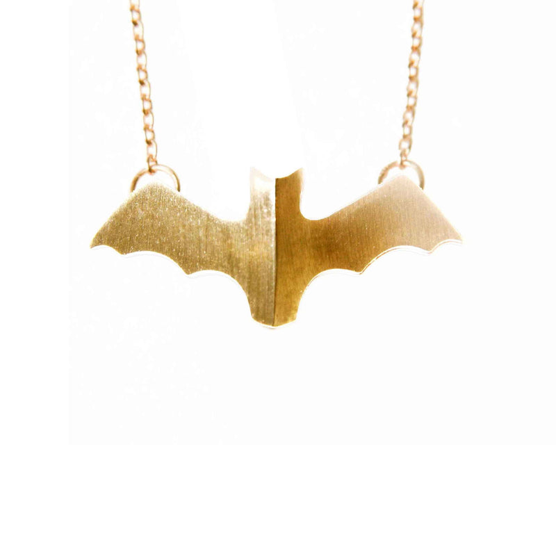 Gold Bat Pendant
