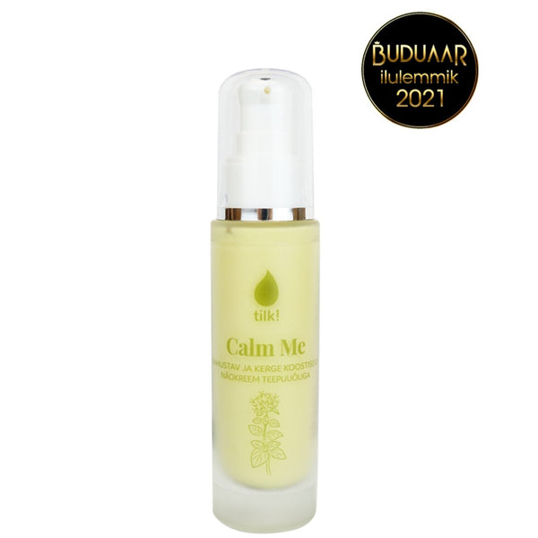 Calm Me light and soothing facial cream with tea tree oil