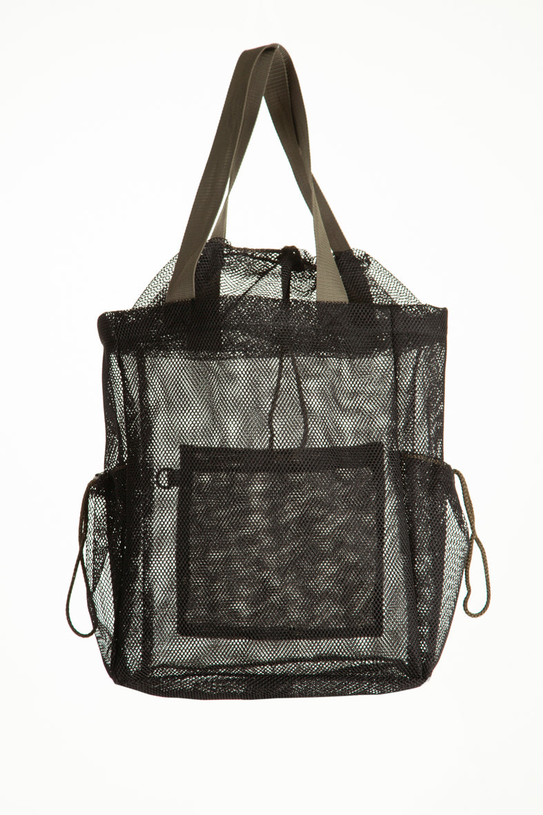 Carrier Bag "CARLA" with Khaki Pocket