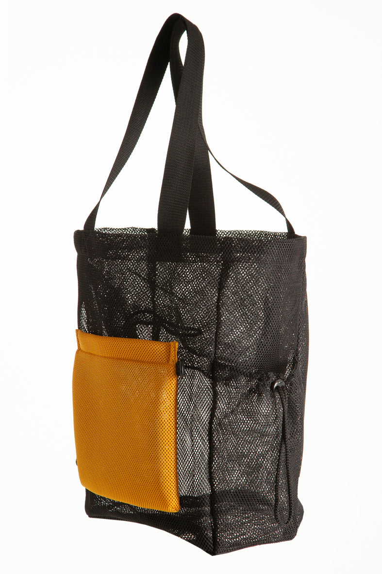Carrier Bag "CARLA" with Yellow Pocket
