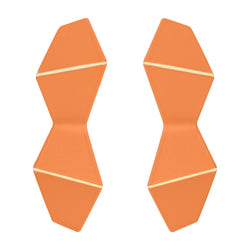 Double Folded Pastel Orange