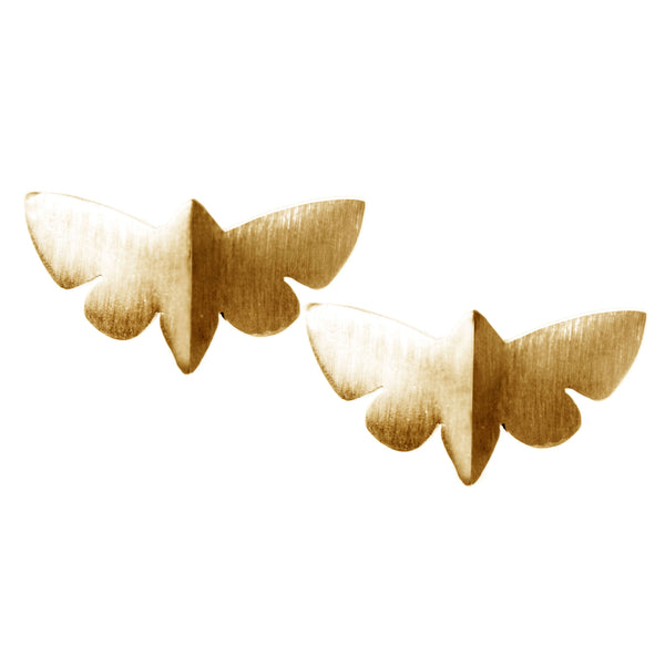 Gold Butterfly Earrings