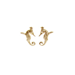 HIPPO COUTURE Earrings "Mini Hippocamp Gold"