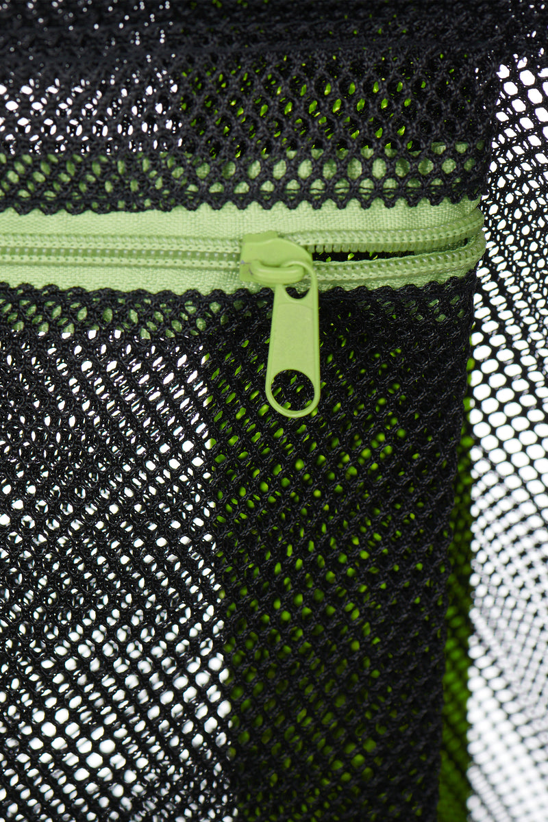 Carrier Bag "HANNA" with Neon Green Straps