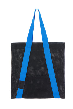 Carrier Bag "HANNA" with Blue Straps