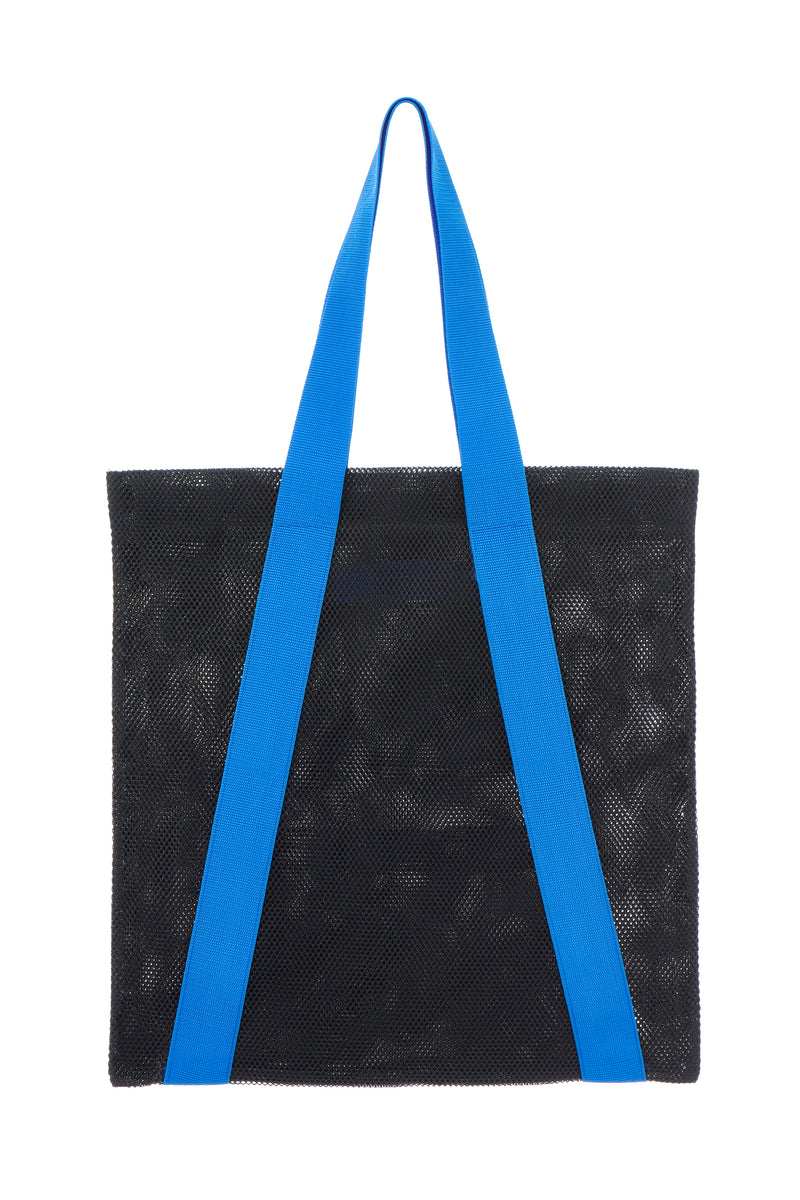 Carrier Bag "HANNA" with Blue Straps