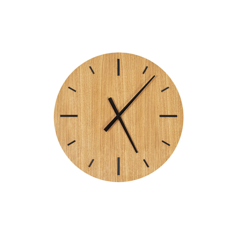 Wall Clock "TAIM" Oak