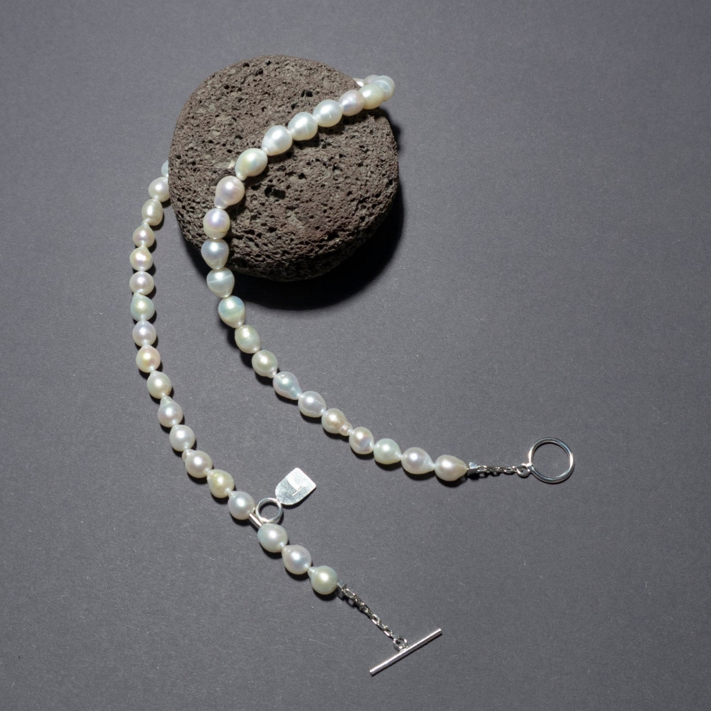 ネックレス・ペンダント TATIANA Silver 925 pearl layered bead necklace NZ2445 MUSINSA | TATIANA (Silver 925) Grow Up Beads Necklace NZ2438