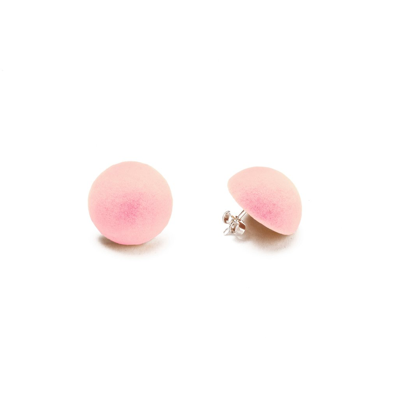 Plüsch Earrings "Bubble Gum" S