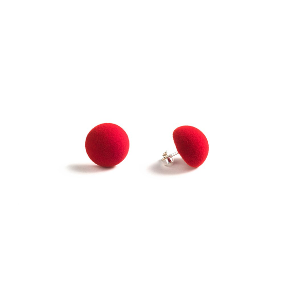 Plüsch Earrings "Red Lipstick" XS