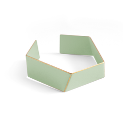 Folded Bracelet "Pastel Green"