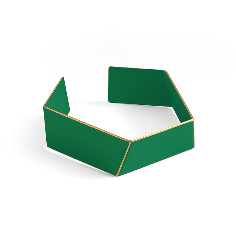Folded Bracelet "Signal Green"
