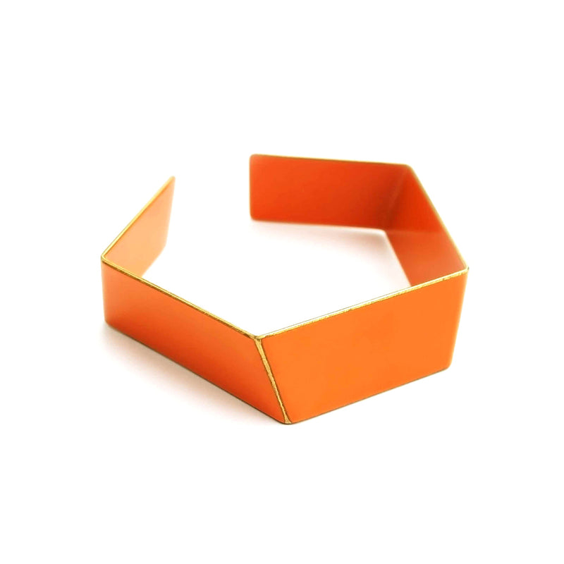 Folded Bracelet "Pastel Orange"