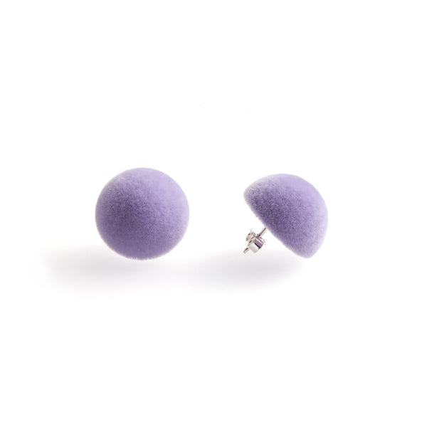 Plüsch Earrings "Lilac" S