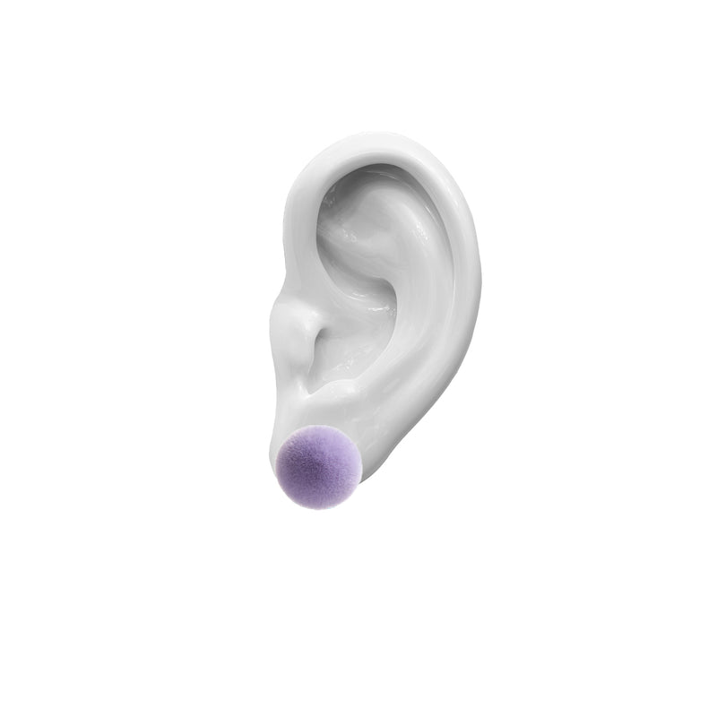 Plüsch Earrings "Lilac" XS
