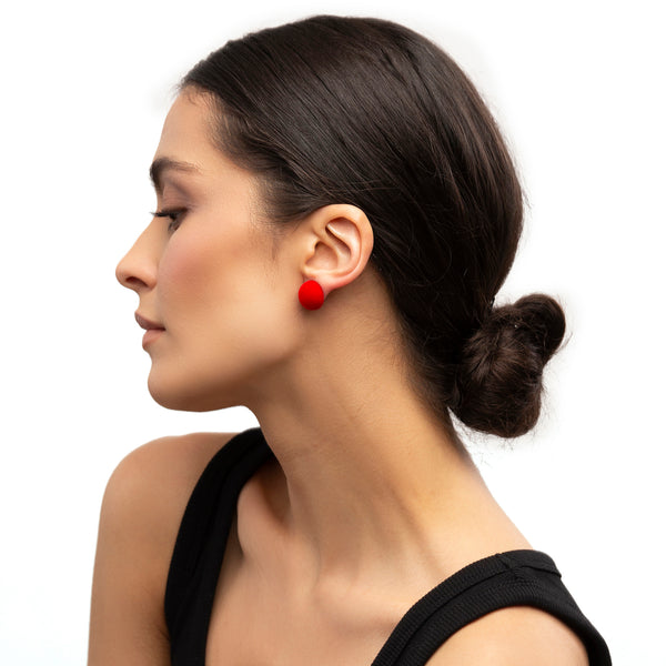 Plüsch Earrings "Red Lipstick" XS