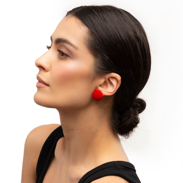 Plüsch Earrings "Red Lipstick" S