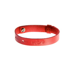 Get Lucky Leather Bracelet "Red"