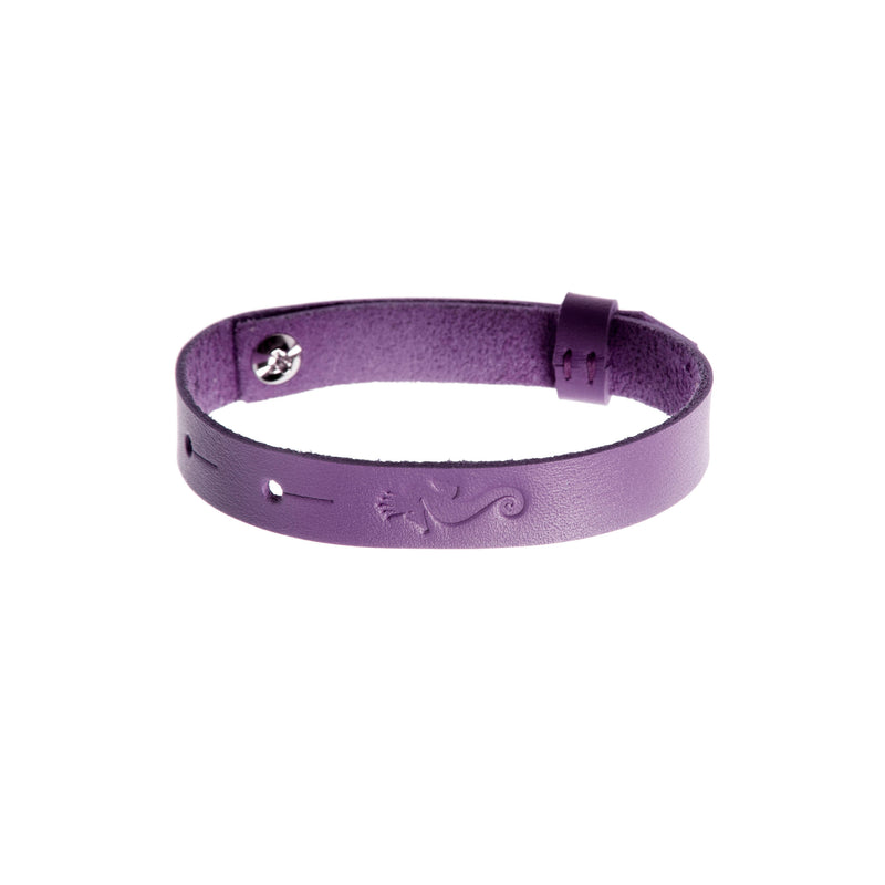 Get Lucky Leather Bracelet "Purple"
