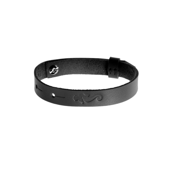 Get Lucky Leather Bracelet "Black"