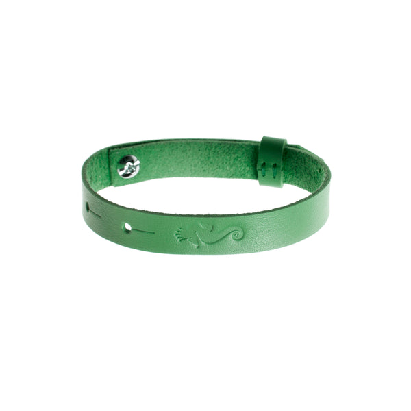 Get Lucky Leather Bracelet "Green"