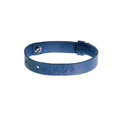 Get Lucky Leather Bracelet "Blue"