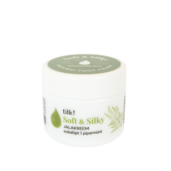 Soft & Silky deeply moisturising foot cream with eucalyptus and peppermint