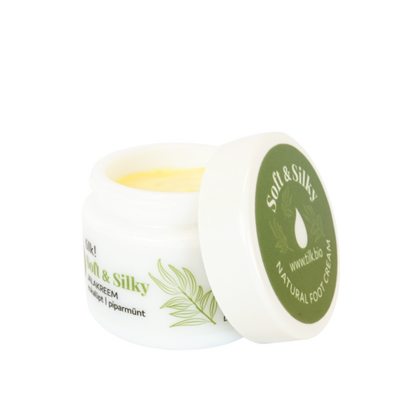 Soft & Silky deeply moisturising foot cream with eucalyptus and peppermint