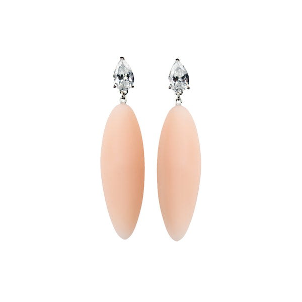 Nymphe Earrings "Nude"